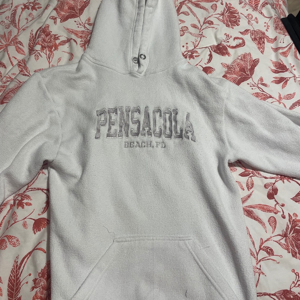 pensacola white hoodie